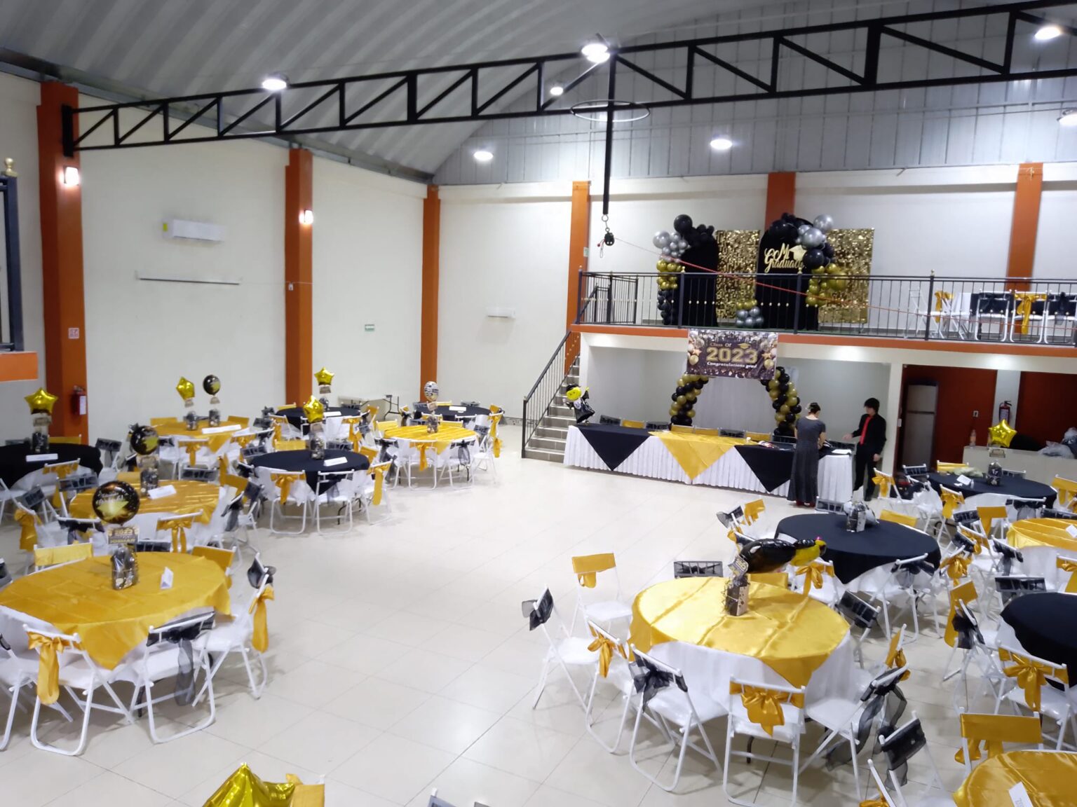 decoración para graduación